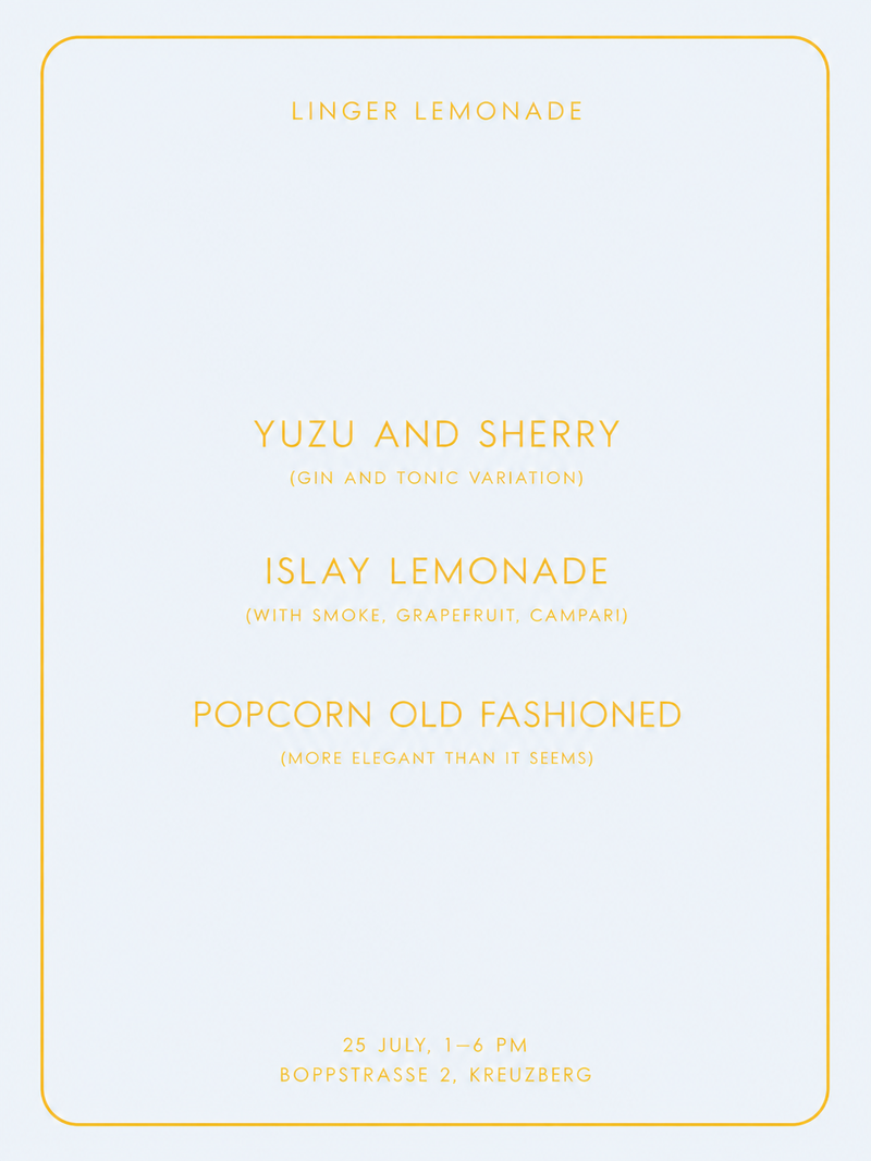 LINGER LEMONADE