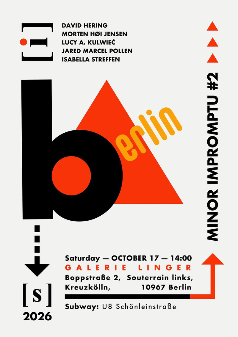 MINOR INCIDENT BERLIN 2026: MINOR IMPROMPTU 2