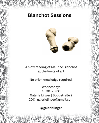 BLANCHOT SESSIONS