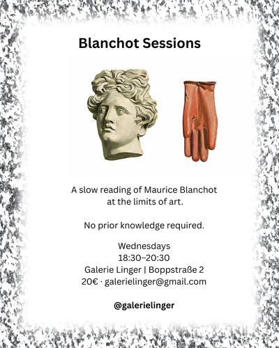 BLANCHOT SESSIONS