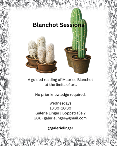 BLANCHOT SESSIONS