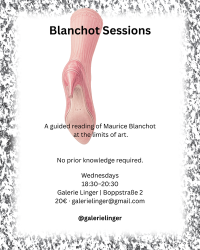 BLANCHOT SESSIONS