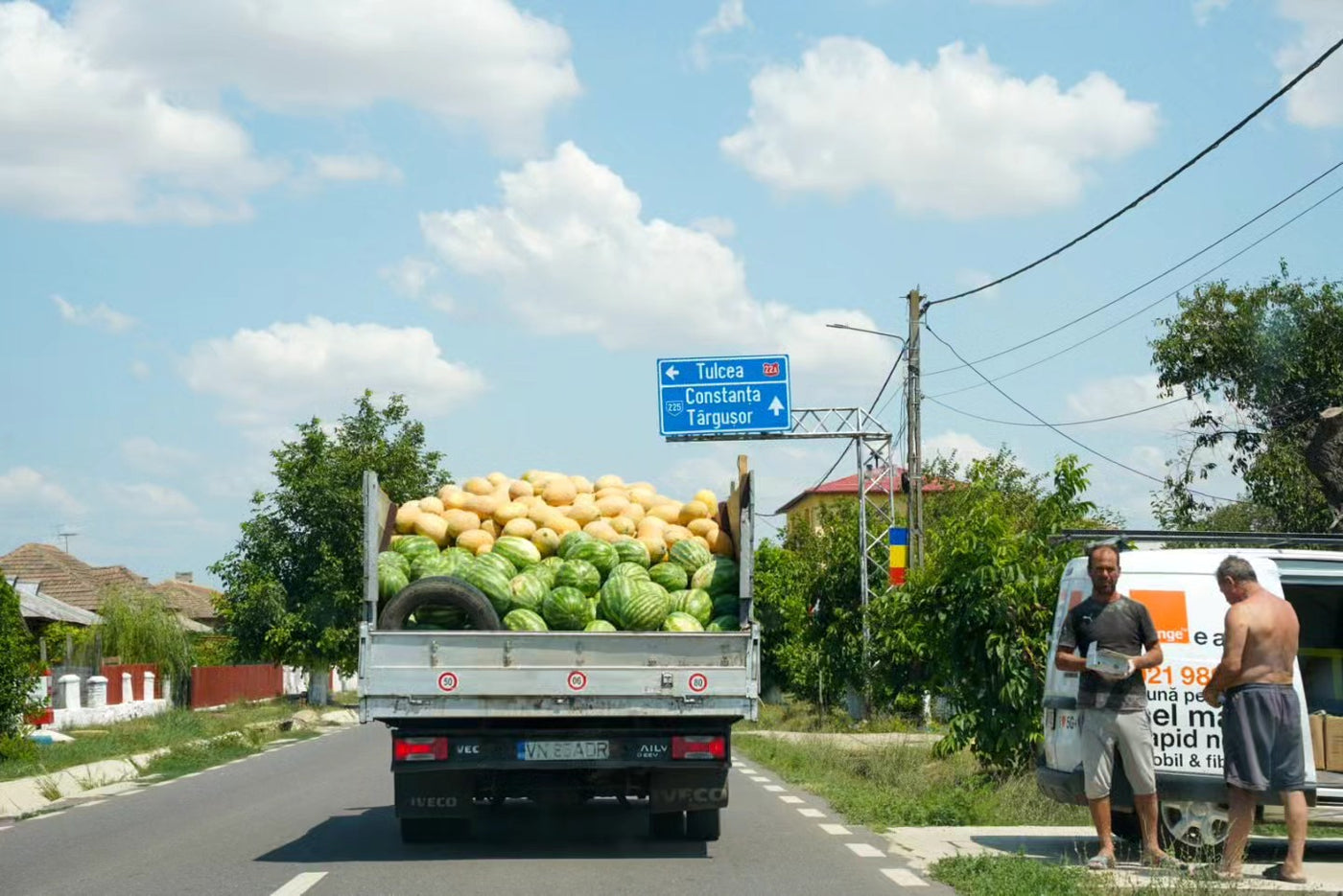 SIGNBOARD. MELON TRUCK