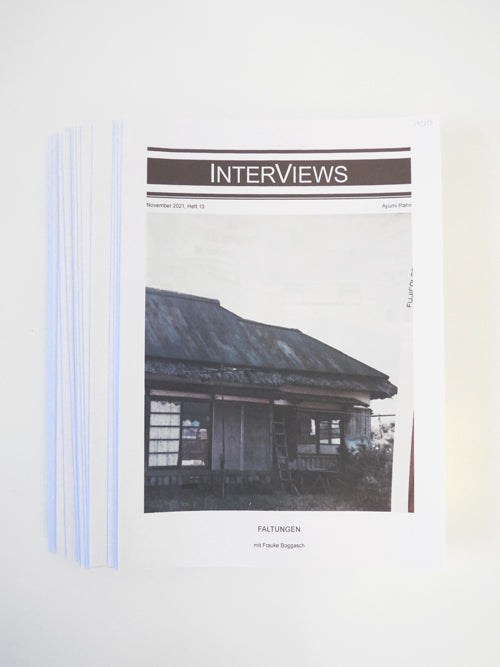 INTERVIEWS – HEFT 13: FALTUNGEN