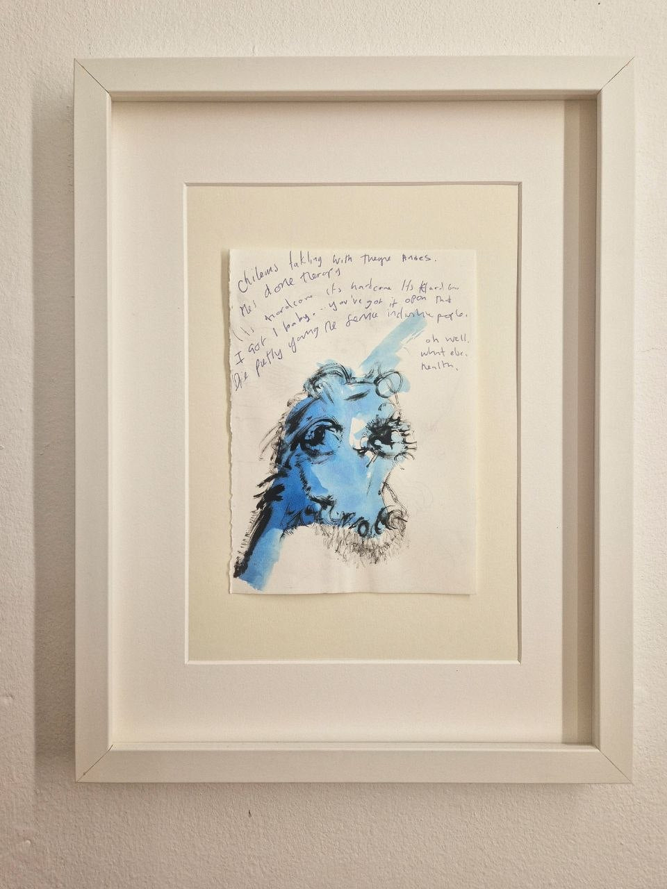 BLUE HORSE. OH WELL